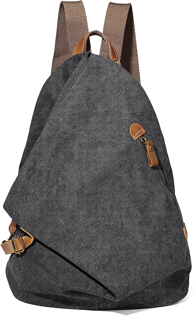 KL928 Canvas Vintage Backpack – Large Casual Daypack Outdoor Travel Rucksack by KL928