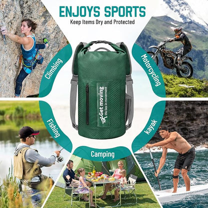 BKNOOU Dry Bag Waterproof Backpack - Image 9