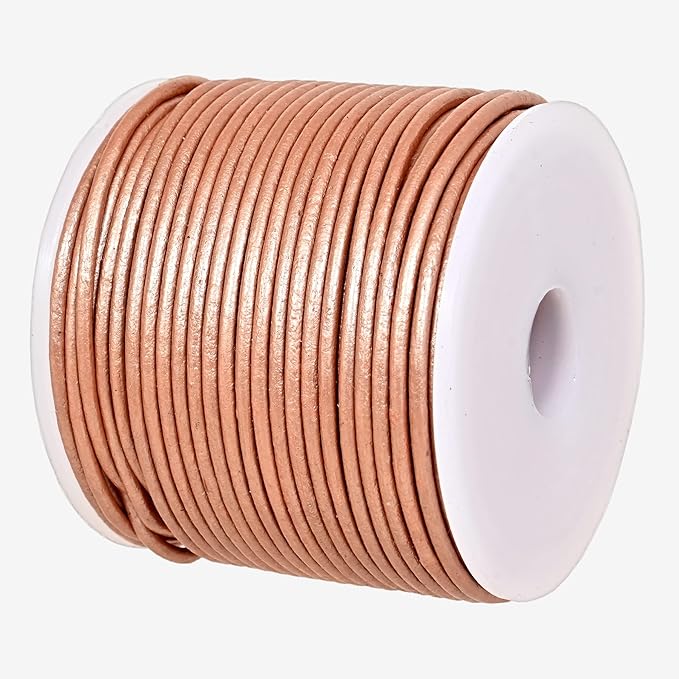 GENIQUE Real/Genuine Round Leather String Cord by GENIQUE