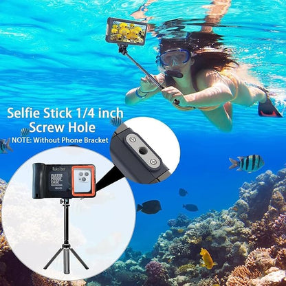 Underwater Phone Case for Snorkeling, Professional Deep Diving Waterproof Phone - Image 4