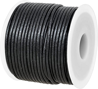 GENIQUE Real/Genuine Round Leather String Cord by GENIQUE