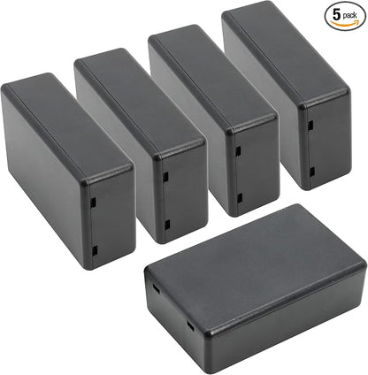 LeMotech 5 Pieces Plastic Project Boxes Junction Case by LeMotech