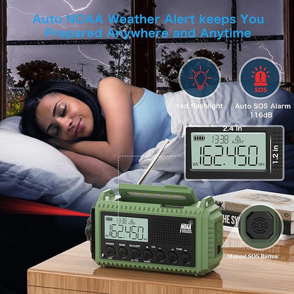 Eoxsmile NOAA Weather Radio 12000mAh - Image 2