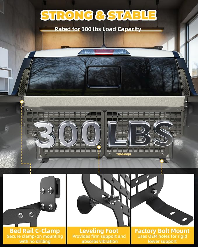 Trumgeta Aluminum Front Bed MOLLE Panel Fit - Image 6
