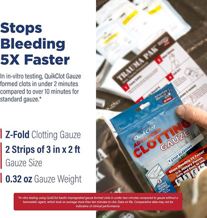 Adventure Medical Kits QuikClot Advanced Clotting Gauze - Image 6