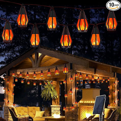 Solar String Lights for Outside, 21Ft Solar Gazebo Lights by Jnaurb