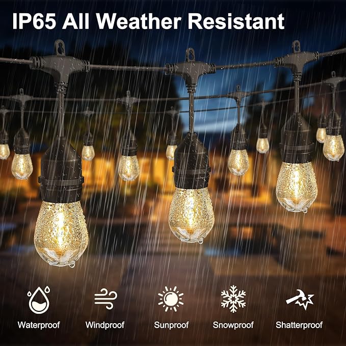 50FT Outdoor String Lights - Image 4