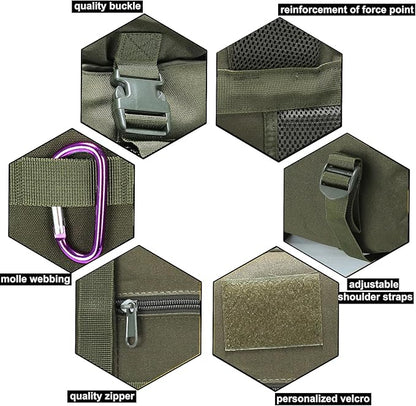 Hiking Backpack for Men 70L/100L Camping Backpack Military Rucksack Molle 3 - Image 6