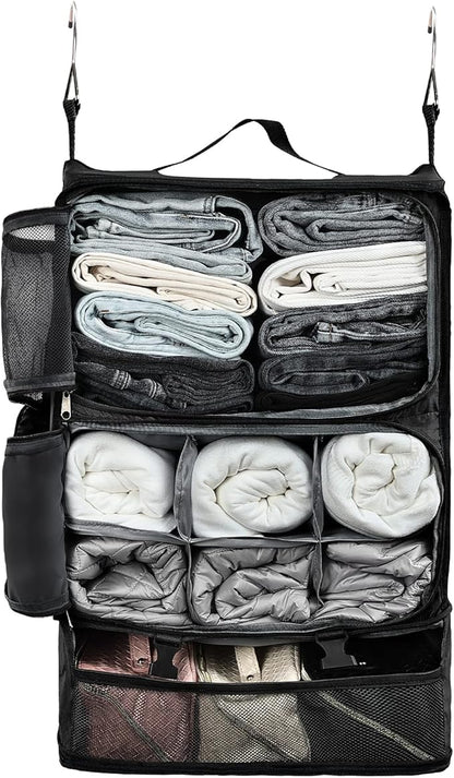 Surblue Hanging Shelves Travel Storage Bag Compression Packing Cube by SURBLUE