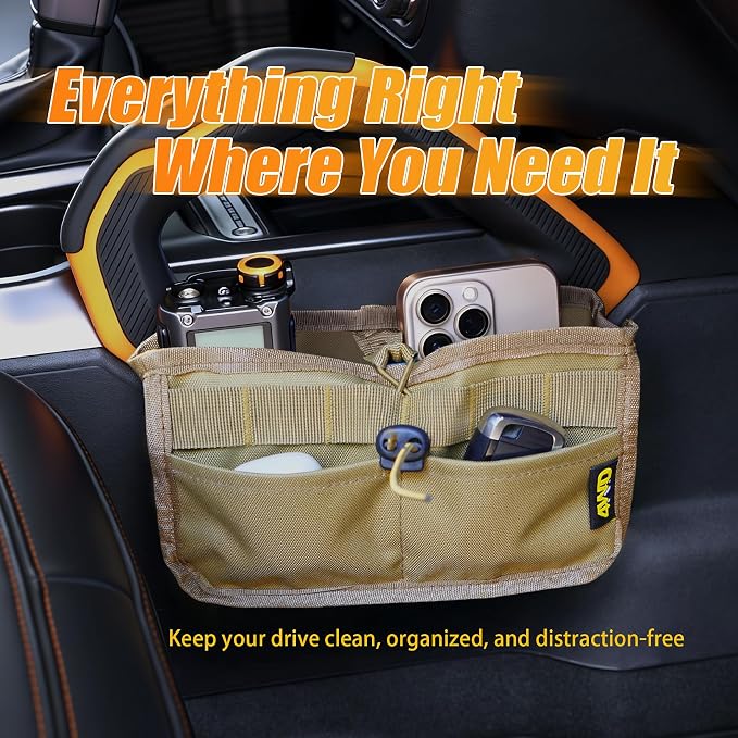 Seat Back Storage Bag for Ford Bronco 2021-2025, MOLLE Tactical Organizer for - Image 3