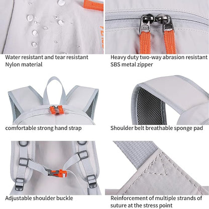 FENGDONG 35L Lightweight Foldable Waterproof Packable Travel Small Hiking - Image 4