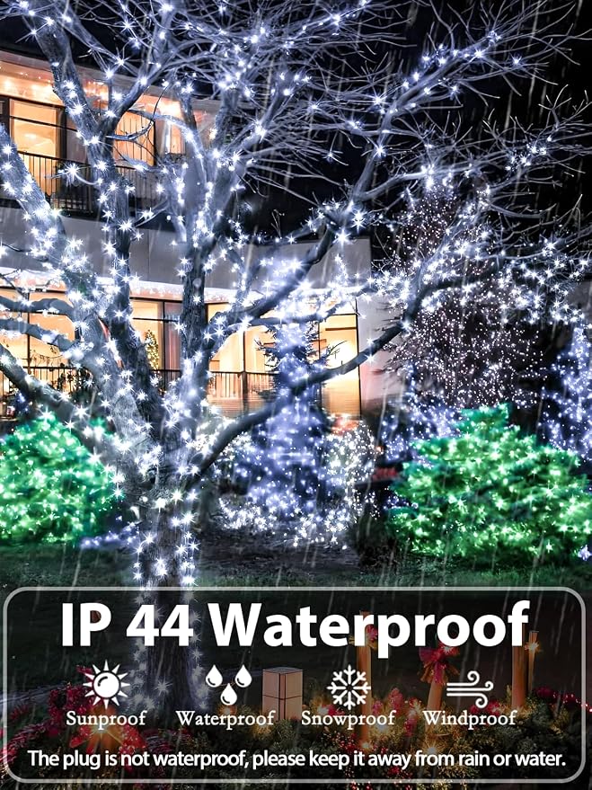 Upgraded Super Long 264FT 800 LED Christmas String Lights Outdoor & Indoor - Image 4