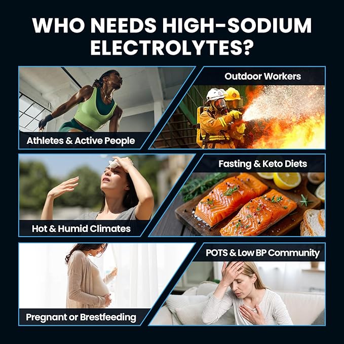 Venture Pal High Sodium Sugar Free Electrolytes Powder Packet, Zero Calories - Image 5