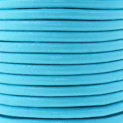 Mandala Crafts Round Genuine Turquoise Leather Cord - Image 3