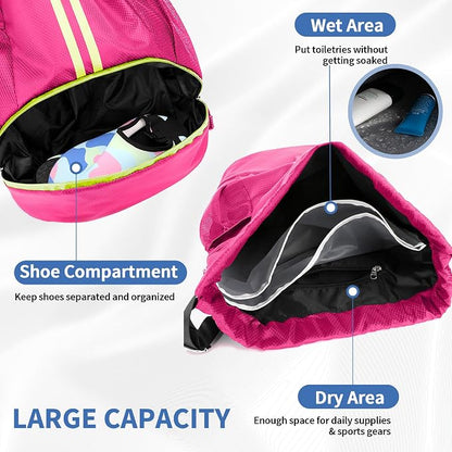 JELUTAR Drawstring Backpack Gym Bag - Image 3