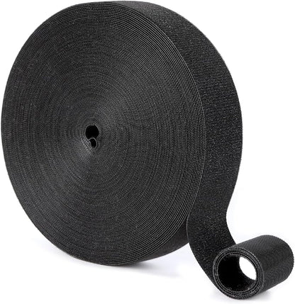 1/2In x 100Ft Reusable Cable Ties Hook and Loop Roll | Tie Down Straps by LoopStraps
