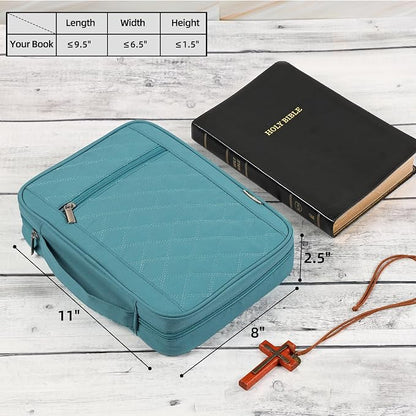 FINDCOZY Bible Cover for Women, Durable Carrying Book Case Church Bag for - Image 6