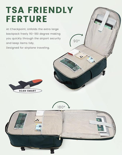 LOVEVOOK Travel Backpack for Women & Men 40L, Airline Approved Carry On - Image 7