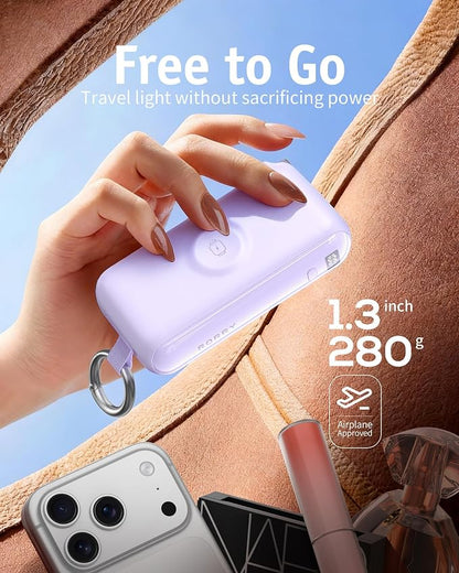 RORRY Flow Portable Charger, 10000mAh 40W Fast Charging Power Bank - Image 3