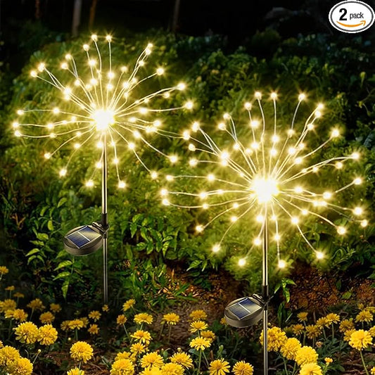 Anordsem Solar Garden Lights Outdoor: Bendable Copper Wire by Anordsem