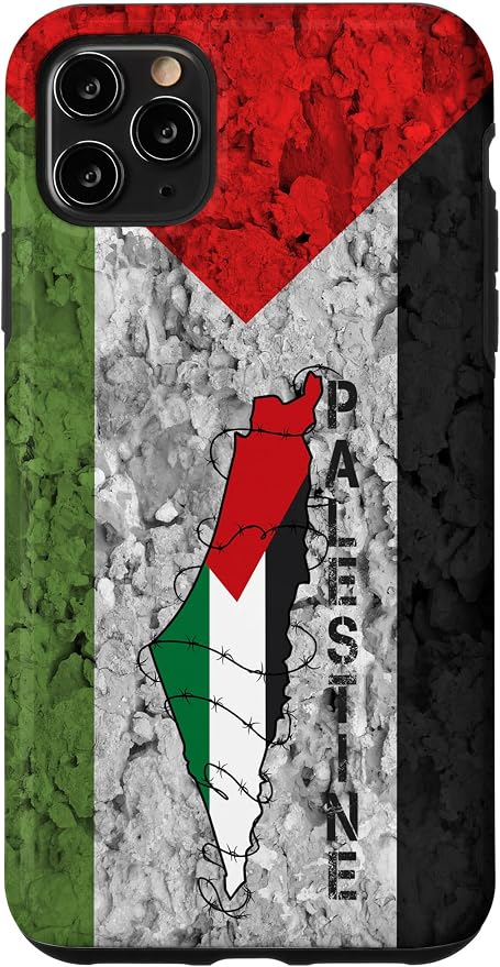 Kufiya PALESTINE Keffiyeh flag, Palestinian Map pattern Case by Unknown