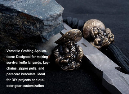 Paracord Beads with Hole for Crafting Survival Knife Lanyard Keychains - Image 6