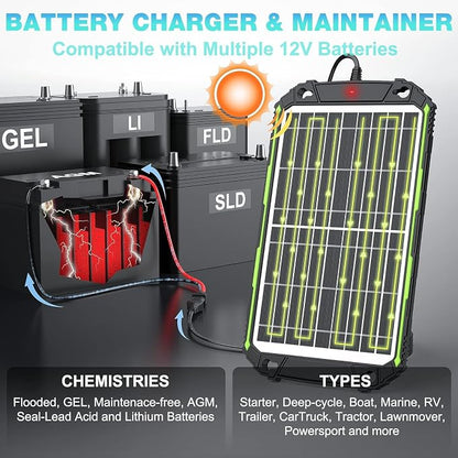 Sun Energise 15W 12V Solar Battery Charger & Maintainer PRO, Built-in Smart - Image 5