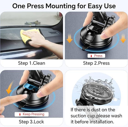 GPS Suction Cup Mount for Garmin GPS Mount【Strong suction】Replacement GPS Dash - Image 6