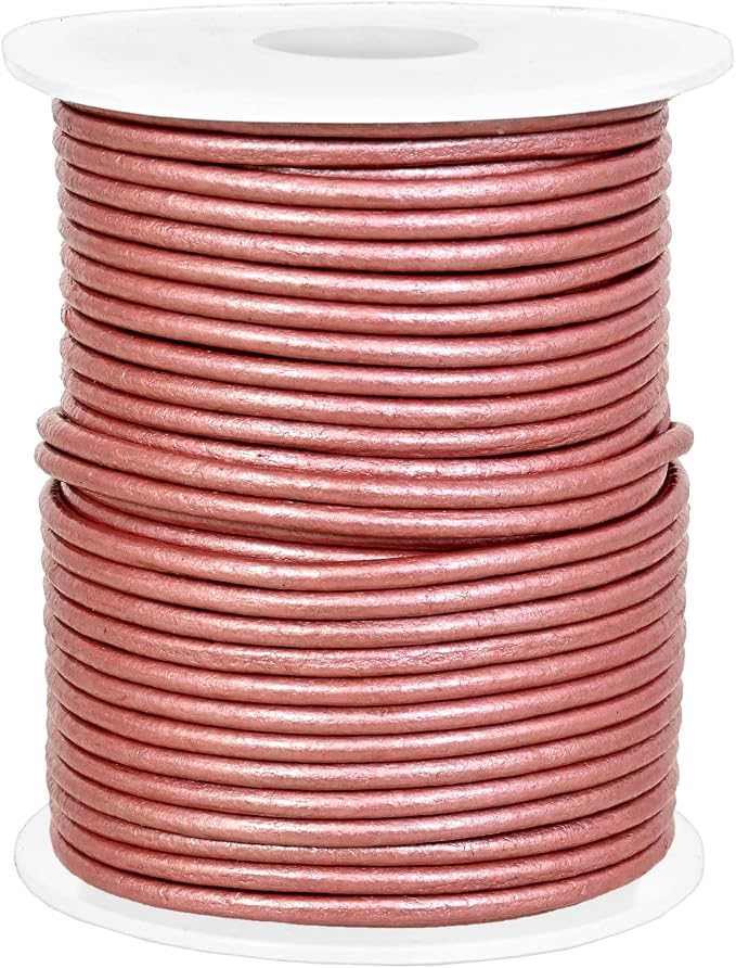 GENIQUE Real/Genuine Round Leather String Cord - Image 2