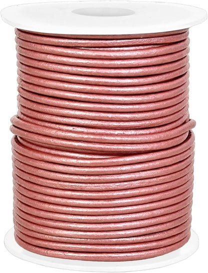 GENIQUE Real/Genuine Round Leather String Cord - Image 2