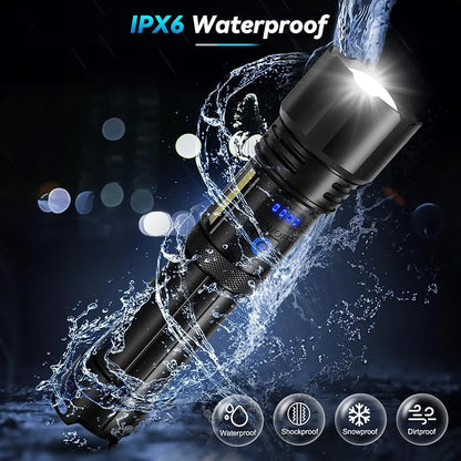 Sigoobal Flashlight LED Rechargeable Flashlights High Lumens, 000 LM Super - Image 6