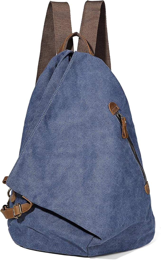 KL928 Canvas Vintage Backpack – Large Casual Daypack Outdoor Travel Rucksack by KL928