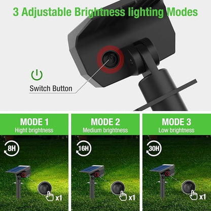 nipify 6 Pack Solar Lights Outdoor Waterproof, Motion Sensor Spot Lights 3 - Image 4