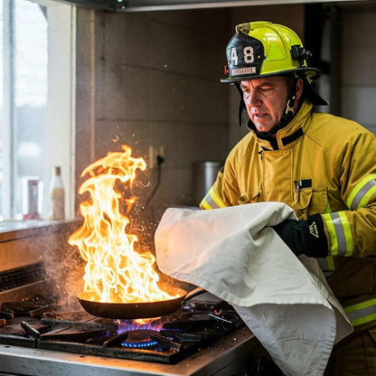 Leberna Emergency Fire Blanket for Home and Kitchen - Image 7