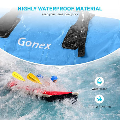 Gonex 40L 60L 80L Extra Large Waterproof Duffle Travel Dry Duffel Bag Heavy - Image 2