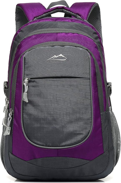 ProEtrade Backpack Bookbag for College Sturdy Travel Business Hiking Fit Laptop by PROETRADE