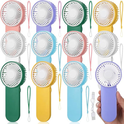 Sumind 12 Pcs Small Personal Portable Fan Mini Handheld Bulk 1 Speed Electric by Sumind