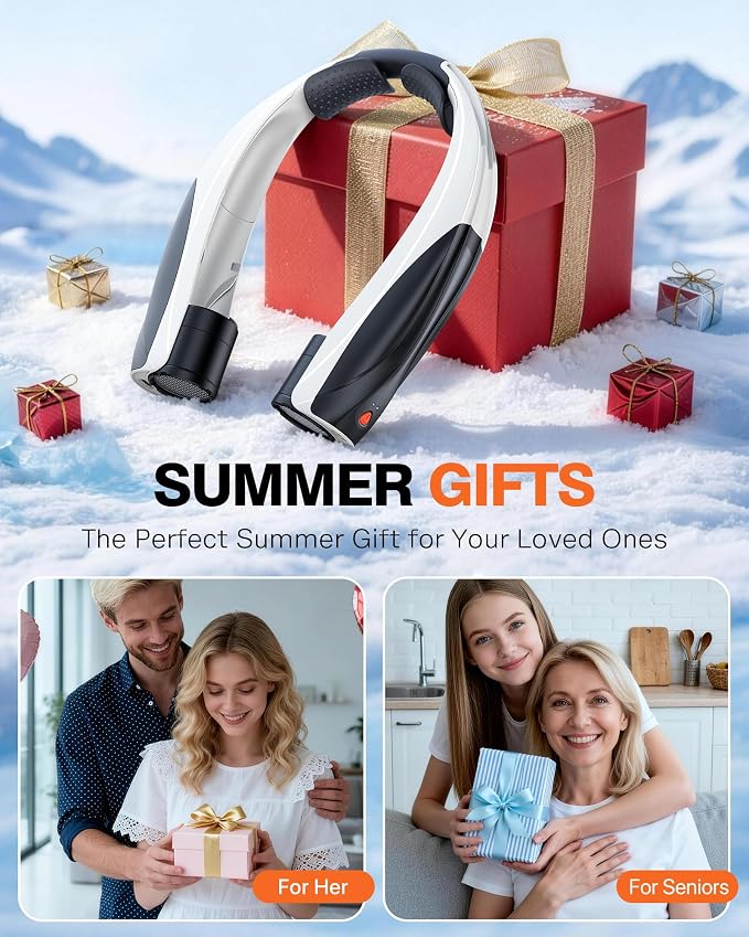 Portable Neck Fan - 6000mAh Battery Hands Free Personal Fan - Image 8