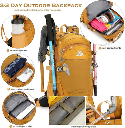35L Hiking Backpack Detachable Frame Backpack - Image 4