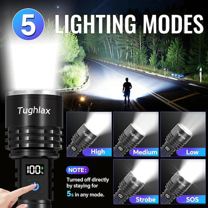 Rechargeable Flashlights High Lumens, 000 Lumens Super Bright LED Flashlight - Image 3