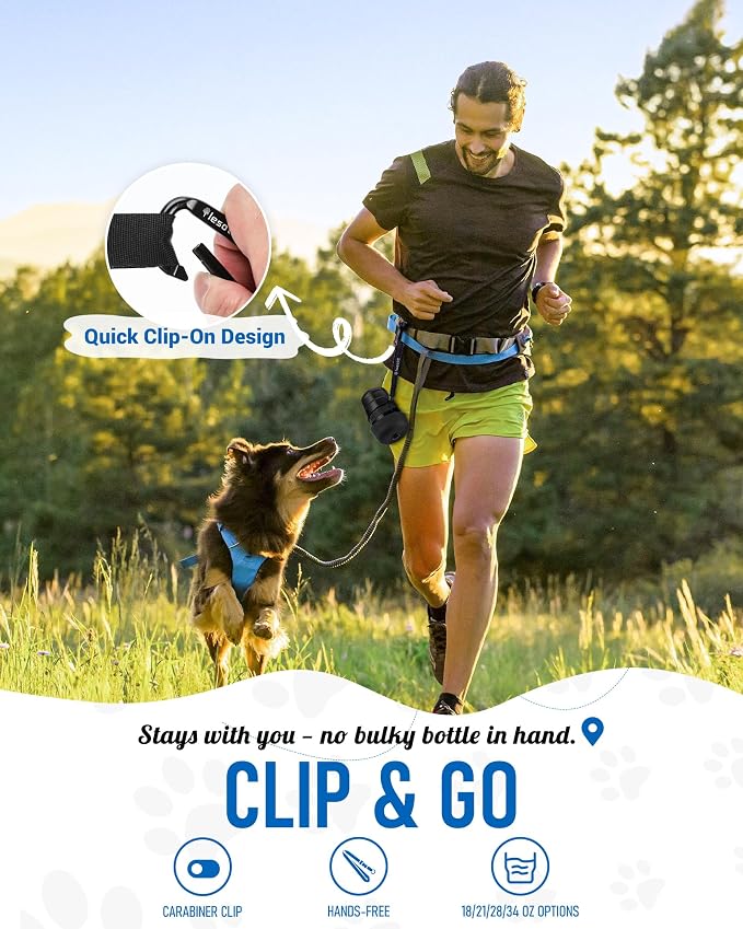 lesotc Dog Water Bottle, Portable Water Dispenser - Image 3