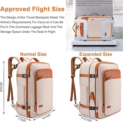 Lumesner Carry on Travel Backpacks, Extra Large 40L Flight Approved Bag - Image 3