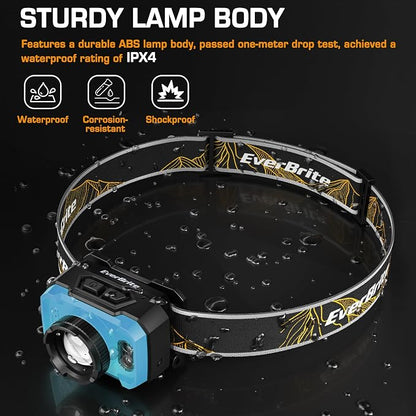 EverBrite 600 Lumen Headlamp, Rechargeable Headlight - Image 7