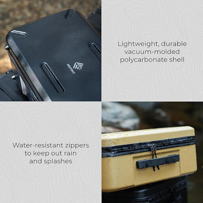 ELECOM NESTOUT Gear Storage Case, Lightweight Hard Shell Organizer, - Image 6