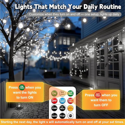 HXWEIYE Rechargeable Fairy Lights - Image 3