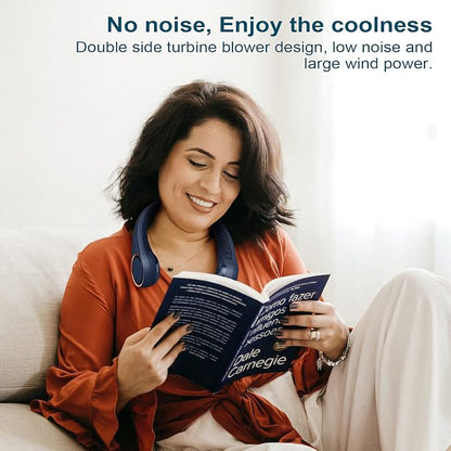 CIVPOWER Neck Fan: Portable Personal Neck Cooling Rechargeable Bladeless Fan - Image 8