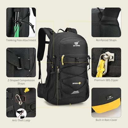 SKYSPER Hiking Backpack for Men Women, 35L Travel Backpack Waterproof Camping - Image 3