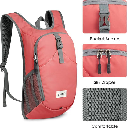 G4Free 10L Hiking Backpack, Lightweight Small Hiking Daypack Outdoor Travel - Image 5