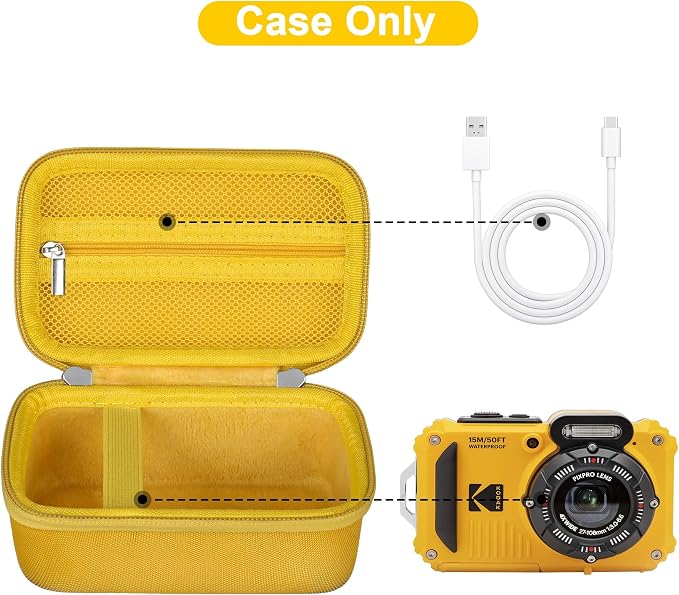 Canboc Carrying Case for Kodak PIXPRO WPZ2 Rugged Waterproof Digital Camera - Image 2