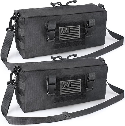WYNEX Large Molle Pouch, Tactical Molle Bag Vertical Admin Pouch, Modular by WynexTactical